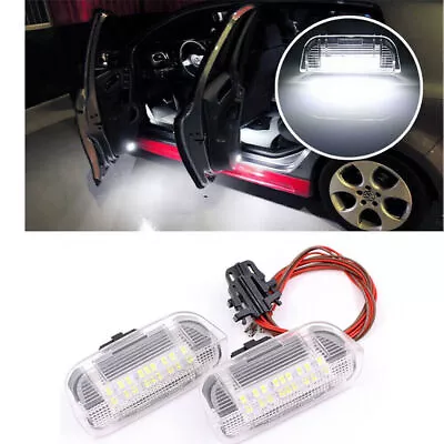 1Pair LED Side Door Light For VW CC Golf Tiguan Seat Alhanmbra • $14.10