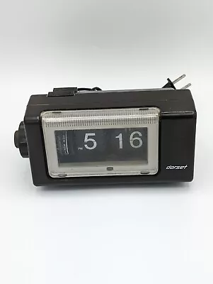 Vintage 1960's - 70's Dorset Alarm Flip Clock 45-977000 • $49.95