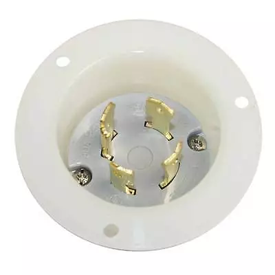 NEMA L15-30P 3 Pole 4 Wire 30A 250V Heavy Duty Twist Lock Industrial Flange Plug • $20.42