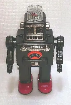 HA HA TOY Showa Retro Tin Toy Smoking Robot & Planet Robot Hobby Vintage • $250.99