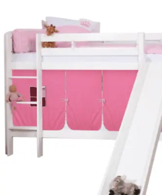 $729 • Buy Olivia Bunk Bed With Slide And Tent For Girls