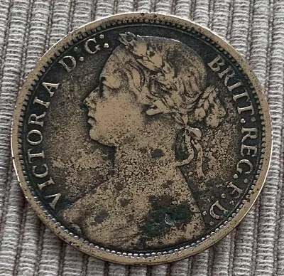 1874 Bun Head One Penny Coin British Queen Victoria • £4.99