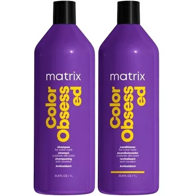 MATRIX TOTAL NEW RESULTS COLOR OBSESSED SHAMPOO & CONDITIONER 1000ML/Litre • £36.79