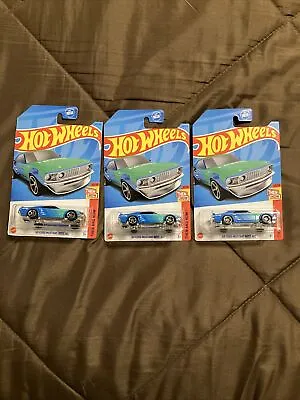 Hot Wheels ‘69 Ford Mustang Boss 302 - Lot Of 3 - Falken Tires - Then And Now • $8.25