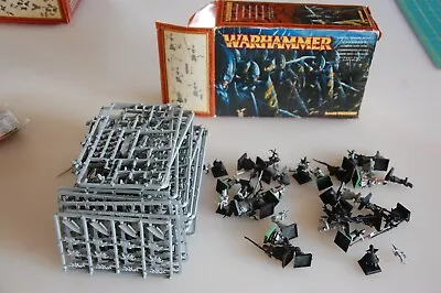 Games Workshop Warhammer Dark Elves Warriors Regiment Plastic Used • £50