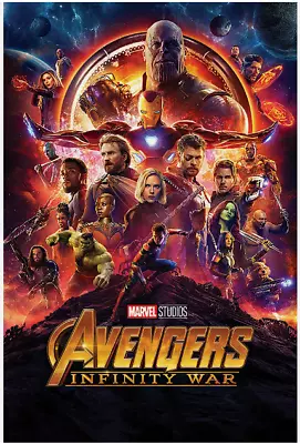 Avengers Infinity War 24 X 36  Movie Poster Print  Marvel 2018 • $19.95