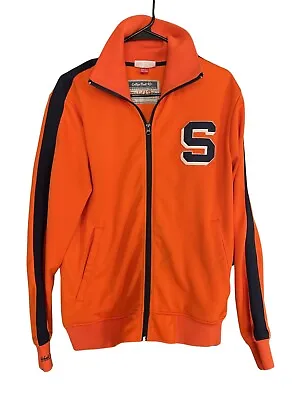 Rare Men's Mitchell & Ness Syracuse College Vault Warmup Jacket Tailored Fit M • $40