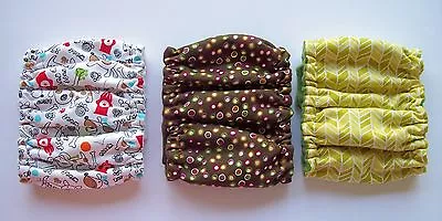 3 Pk SMALL Male Dog Diaper WOOF Bones Belly Band Elastic 10 11 12 Inch Wrap • $27.99