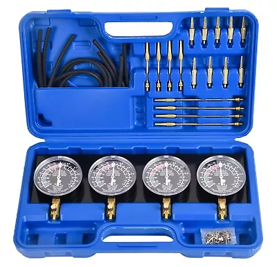 4 Cylinder Motorcycle Fuel Vacuum Carburetor Synchronizer Gauge Carb Tool Set • $45.99