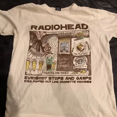 Radiohead Shirt Radiohead Short Sleeve Cotton T-shirt Unisex S-5XL MC0190 • $16.99