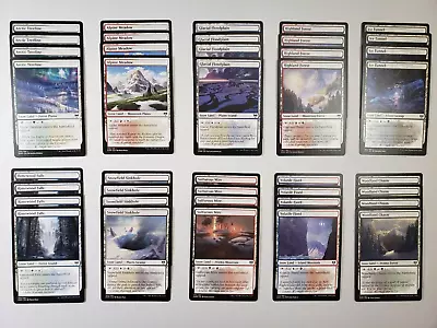 40 Card MTG Kaldheim Snow Covered Dual Lands 4 Of Each Near Mint • $39.99