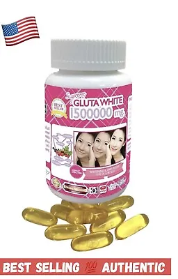 Whit Gluta Supreme 1500000 Mg V Shape Face  Anti Aging 30 Softgels • $17.80