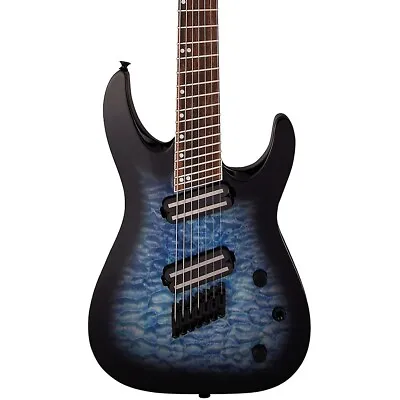 Jackson X Soloist Arch Top SLATX7Q MS 7-String Multi-Scale Guitar T Blue Burst • $999.99