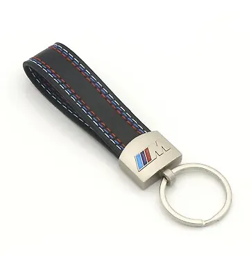 Fits BMW M Performance M Sport Leather Key Chain M Tech M Power M5 M6 M8 X5M • $44