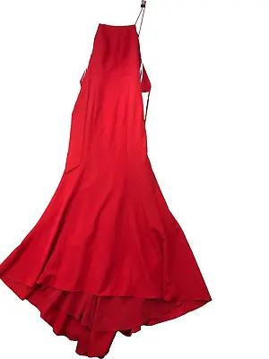 Jarlo Jemima Polyest Blend Boutique Plunge Neck Maxi Dress Women Size UK 10 NEW • £49.99