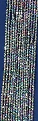 HEMATITE 3mm Faceted Rainbow Colour Beads 15  Strand • £7.96