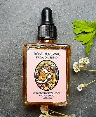 £5.75 • Buy Organic Rosehip Oil With Rose Otto Essential Oil. Antiaging Facial Serum