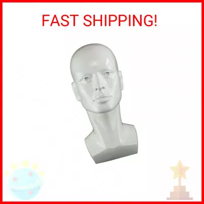 Male Wigs Display Mannequin Head Stand Model White • $43.97