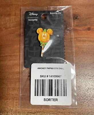 Disney Mickey Mouse Halloween Pumpkin Lollipop Enamel Pin Brand New Loungefly • $11.99