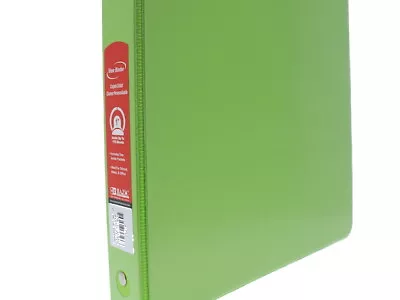 Lot Of 12 Binders 1 Inch 1  - NEW - 2 Pocket 3 Ring Binder Folders Lime Green • $43.95