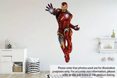 £9 • Buy Iron Man Avengers Marvel Superhero Children Kids Bedroom Sticker Vinyl Decal