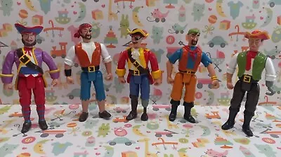 Imperial Set 5 Pirates Of The High Seas Action Figure Vintage 1990 • $34.99