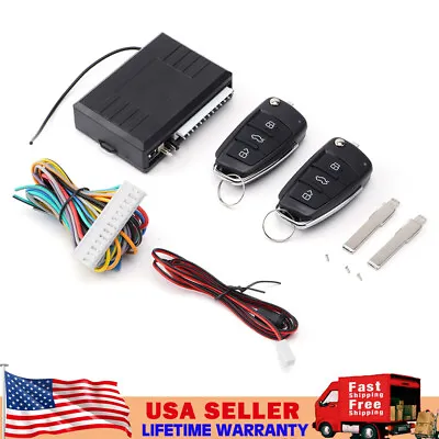 $19.99 • Buy Universal Car Remote Start Kit Alarm Keyless Entry System Central Door Lock Kit
