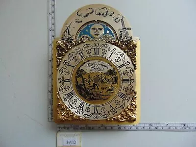 Dial With Moon For Dutch Sallandse Clock With Hermle 241-080 Clockwork • $53