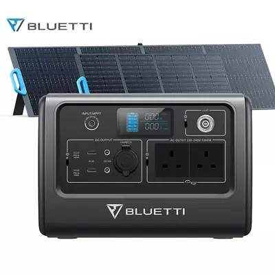 BLUETTI Portable Power Station EB70 1000W Home Use Camping Solar Energy BMS RV • £768