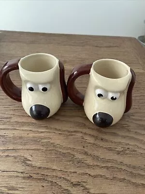 Wallace And Gromit Heat Changing Mugs X2 Vintage Collectable  • £12.95