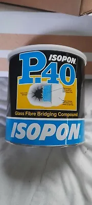 £42 • Buy Isopon P40 Glass Fibre Bridging Compound Large 1.85 Litre Kit New 