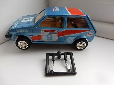 £13.99 • Buy Scalextric C323 Unipart Mini Metro Metallic Blue Working Motor New Mirrors VGC