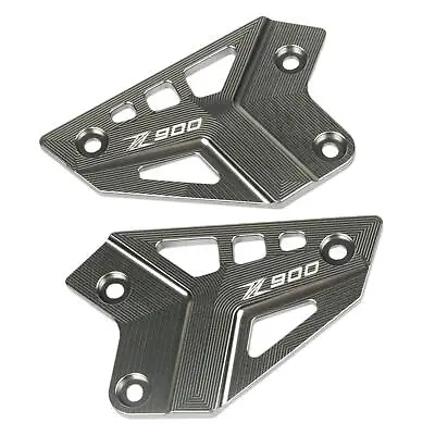 2x Motorcycle Foot Peg Protector Accessories Footrest Fits Titanium • £20.58