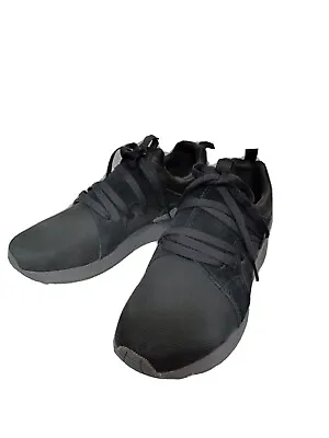 ASICS H817L  Mens Running Shoes Size 8 Black/Carbon • $13.74