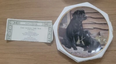 £1.25 • Buy Franklin Mint Ltd Ed Plate + COA - Like Father, Like Son By Nigel Hemming  #355