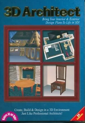 3D Architect - Interior & Exterior Plan Designer PC CD-ROM (Disc In Sleeve) • £2.99