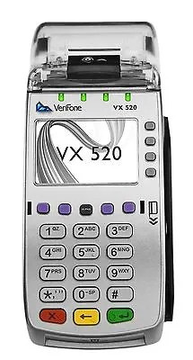 VeriFone Vx520 EMV NFC Credit Card Machine #M252-653-A3-NAA-3 • $49