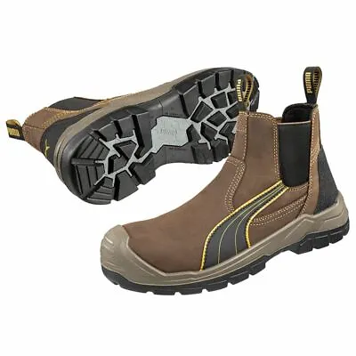 $179.90 • Buy PUMA Safety Tanami Brown Scuff Cap Range Slip On Footwear Men's Work Boots