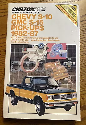 Chilton's Repair&tune-up Guide Chevy S-10 Gmc S-15 Pick-ups 1982-85 Gas & Diesel • $12