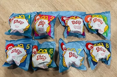 Furby McDonalds 1998 Complete Set Of 8 Happy Meal Toys New #1-8 Sealed • $24.88