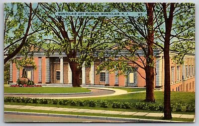 Montclair New Jersey~Montclair Art Museum~1943 Linen Postcard • $8.99