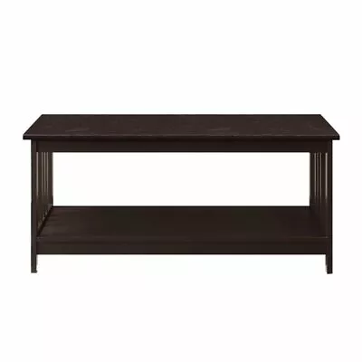 Convenience Concepts Mission Coffee Table In Espresso Wood Finish • $122.34