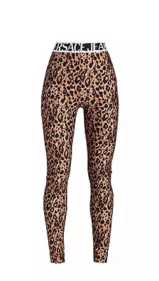 Versace Jeans Couture Leopard-Print Leggings • $215