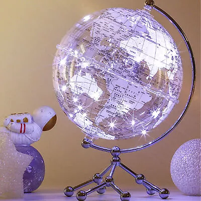 Illuminated Earth Globe With HD Visual Experience Innovative Design • £42.64