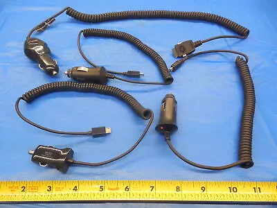 Lot Of 4 Cell Phone Car Charger Adapters Wireless Micro Usb And Verizon Lgvpc-4 • $17.99