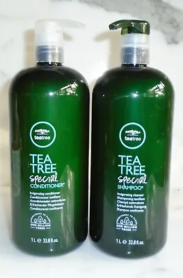 Paul Mitchell Tea Tree Special Shampoo & Special Conditioner Duo 33.8 Oz 1 Liter • $59.98