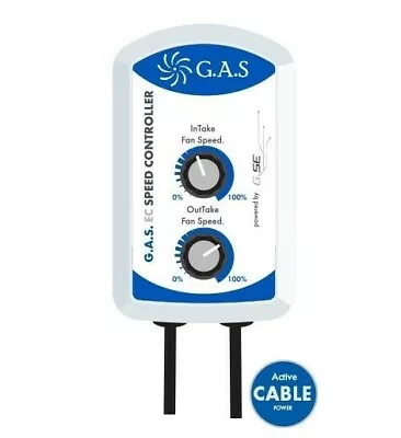 G.A.S EC Speed Controller Actively Powered From The Fan - GAS - Hydroponic • £34.95