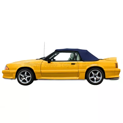 Mustang Convertible Top (91-93 All Models) Blue Vinyl Tinted Glass Window • $332.10