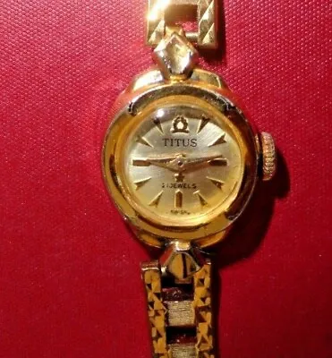 £40.18 • Buy Vintage Titus 21 Jewels  Women's  Watch Working