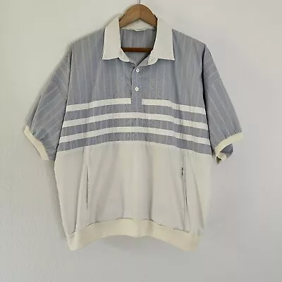 Christian Dior Monsieur Vintage Striped Short Sleeve Polo Size XL Read! • $49.99